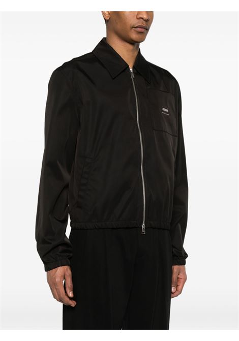 Bomber con logo in nero Ami paris - uomo AMI PARIS | HJK063PA0007001